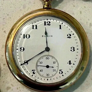 Gold Pocket Watch,1911 Elgin model 303 size 12